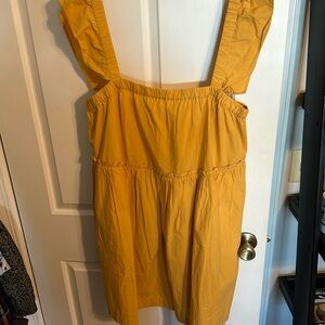 Madewell yellow dress